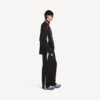 Men’s balenciaga | nba collaboration oversized long sleeve t-shirt in black/multicolor