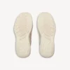 Women’s hamptons medium worn-out sneaker in off white/red