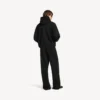 Men’s messy spray medium fit hoodie  in black