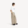 Men’s wet brush oversized t-shirt in white