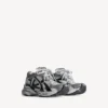 Men’s runner sneaker in grey/white/black