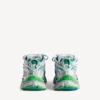 Men’s runner sneaker in grey/green/blue
