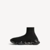Men’s speed 2.0 full clear sole recycled knit sneaker in black