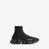 Men’s speed 2.0 recycled knit sneaker in black